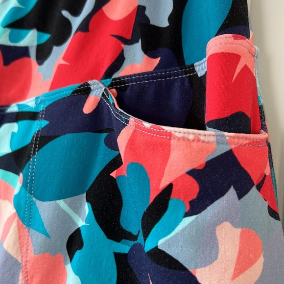 Tribal Sport Multicolor Floral Abstract Golf Tennis Skort Medium - Picture 6 of 14